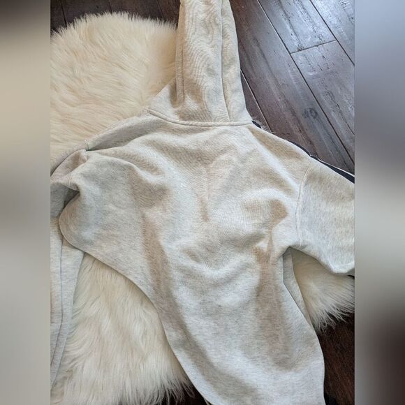 NIKE NSW Tech Fleece Asymmetrical Hoodie Sweatshirt Grey XS - Picture 7 of 7